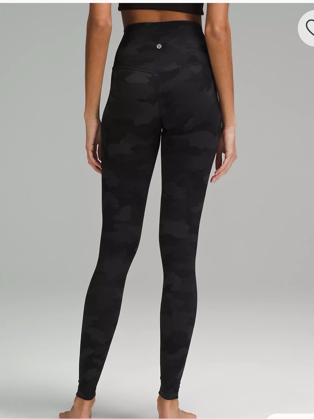 lululemon athletica Black Camo High-Waist Leggings